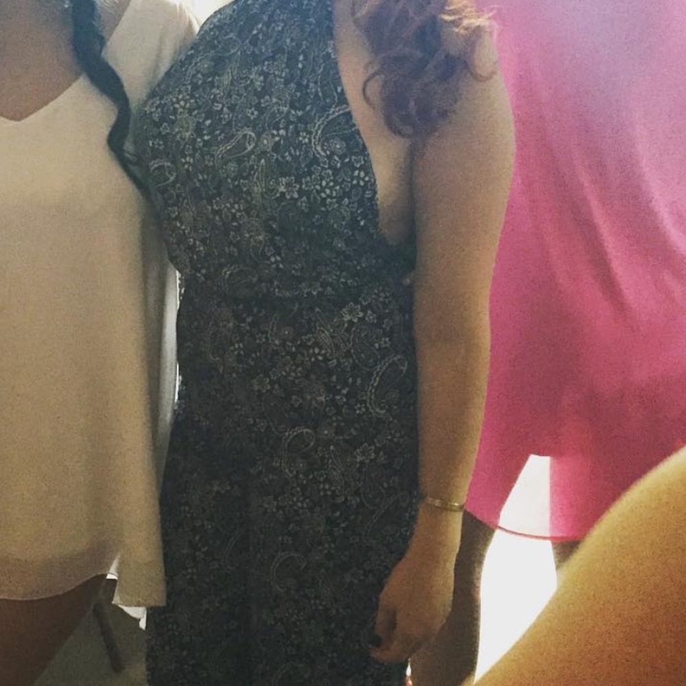 Forever 21 paisley jumpsuit